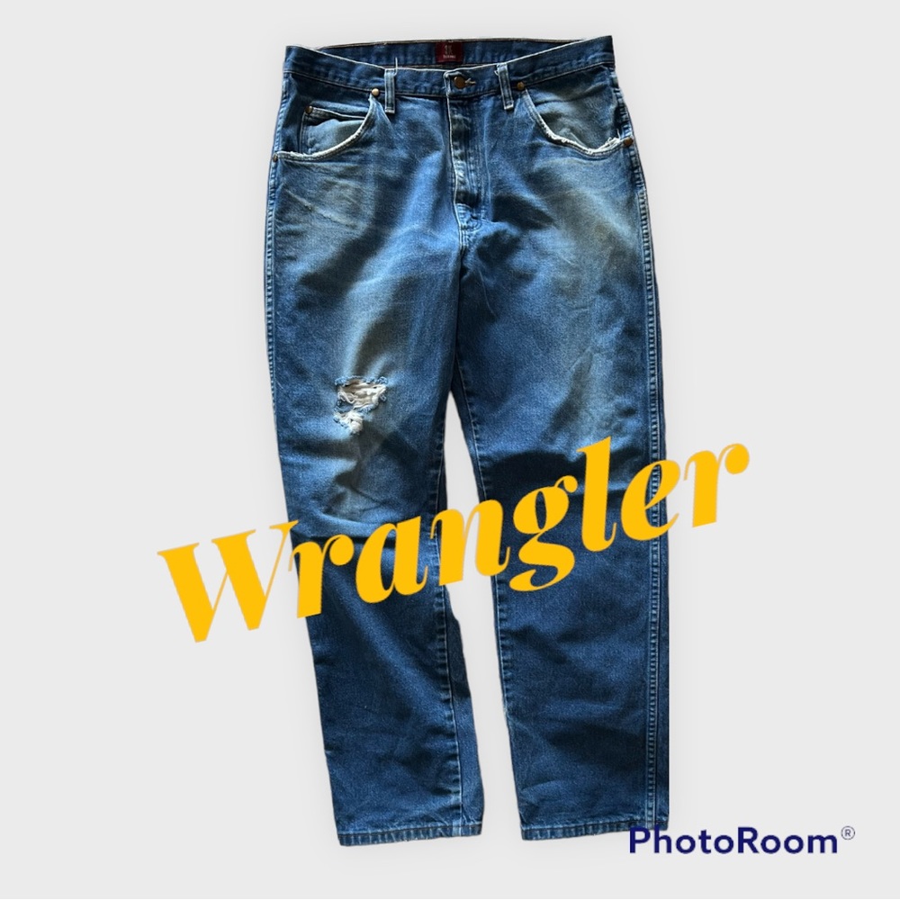 Mens Wrangler Denim Jeans 36x32